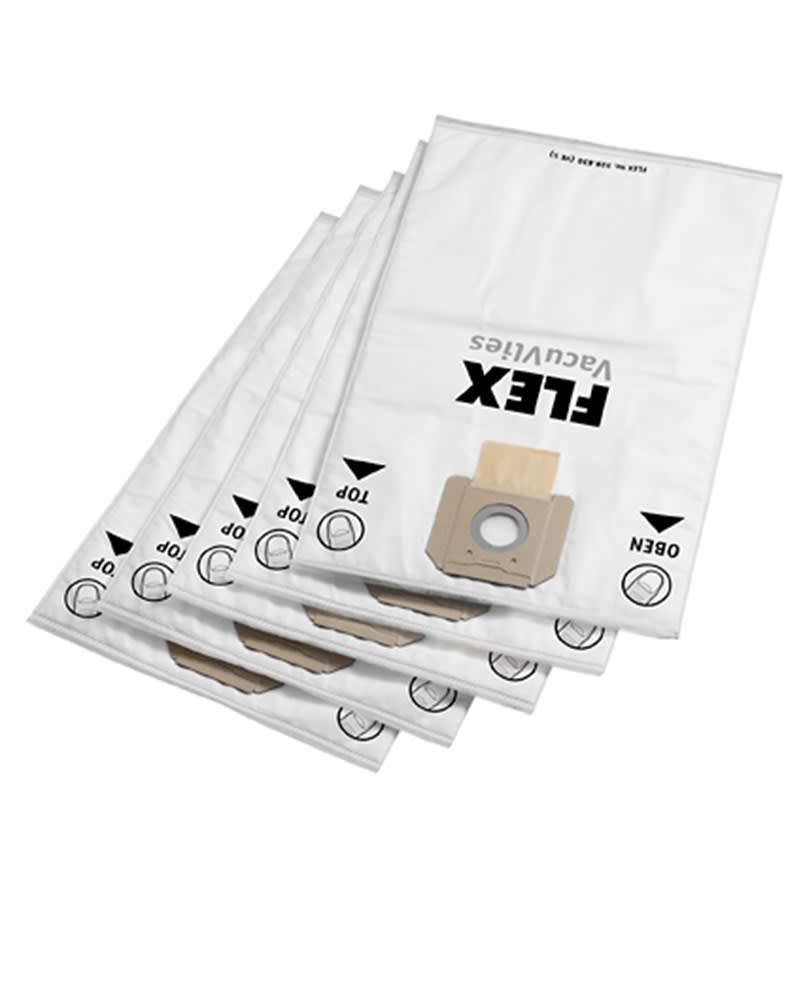 FLEX Stofzuigerzak Wit 5st