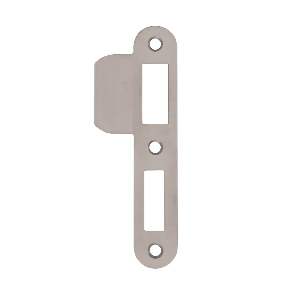 AXA Sluitplaat Rond Rechts PC55 RVS Voor Veiligheidsdeurslot