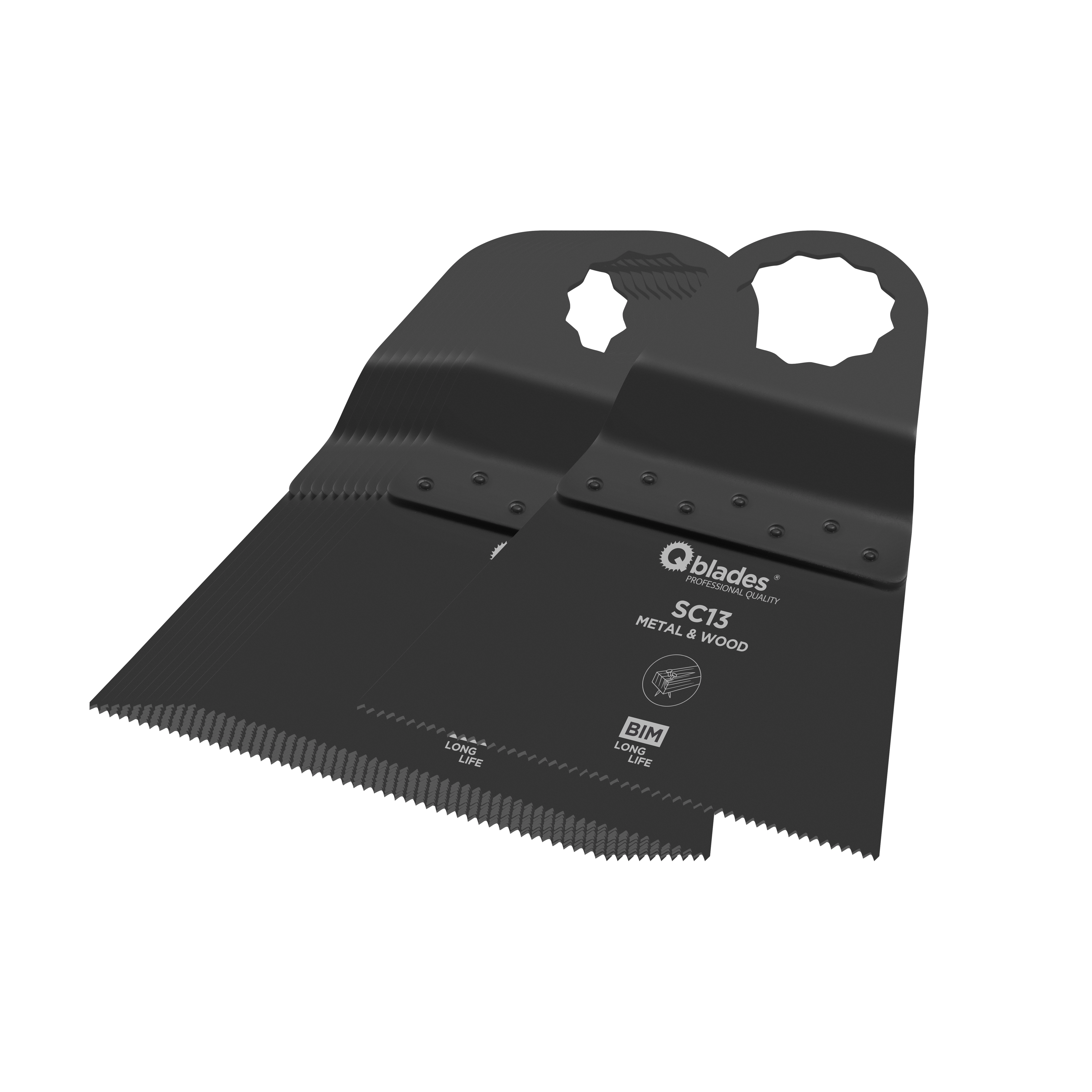 Qblades Multitoolzaagblad SC13 58x42mm Bi-Metaal 11st