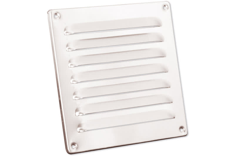 Schoepenrooster 160x160mm Aluminium