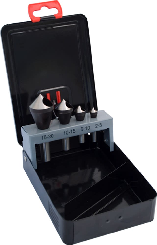 Kelfort Verzinkborenset 2-20mm HSS 4-delig In Cassette