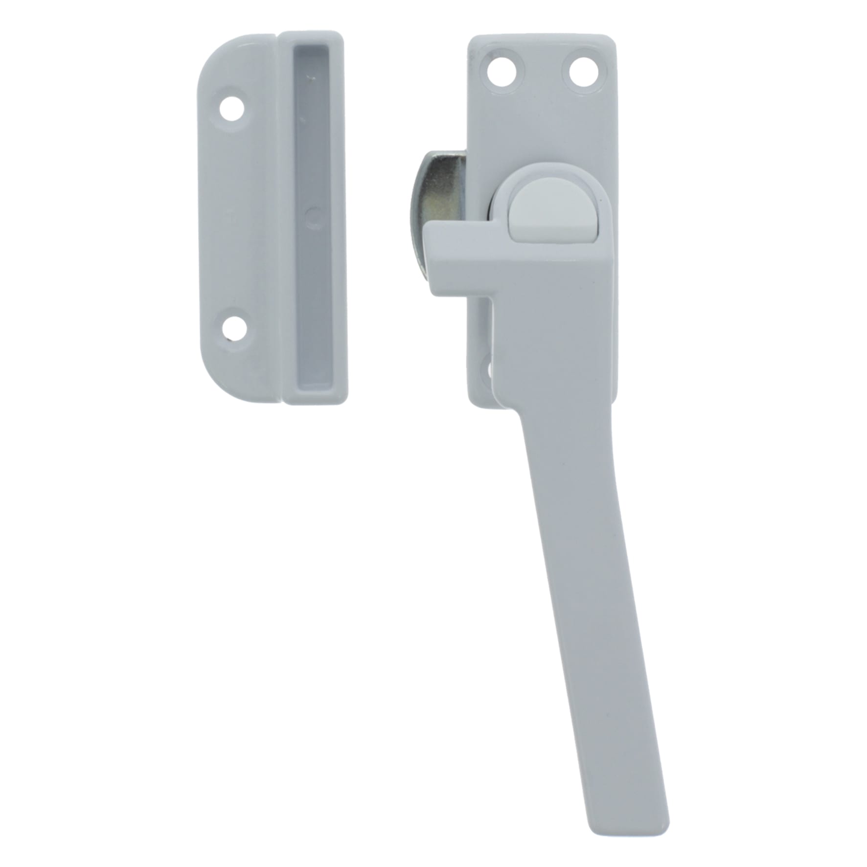 Starx Draai-Kiep Raamkruk Met Nok/Drukknop DIN Rechts Aluminium Wit