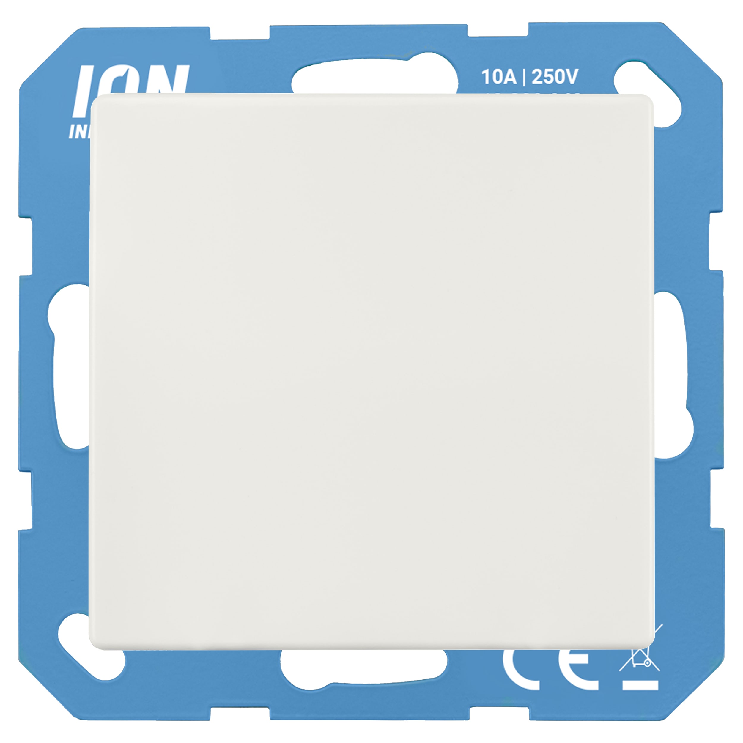 ION Industries V1/J1 Kruisschakelaar Inbouw Alpinewit