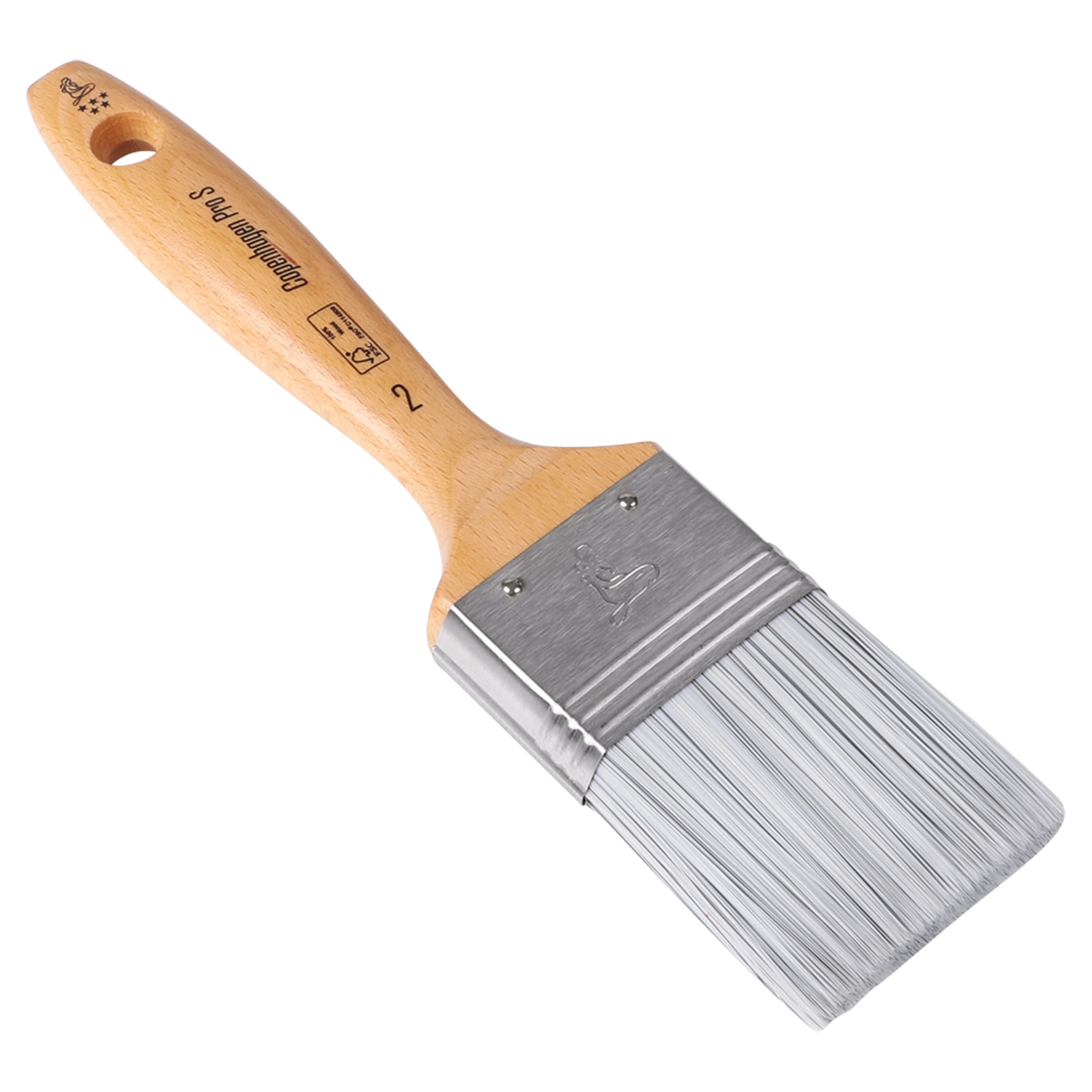 Copenhagen Pro S Platte Kwast 2 Grijs Haar