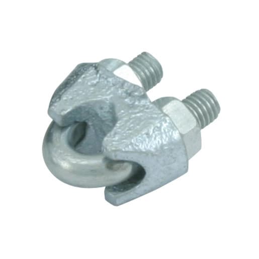 Staaldraadklem 5 mm verzinkt