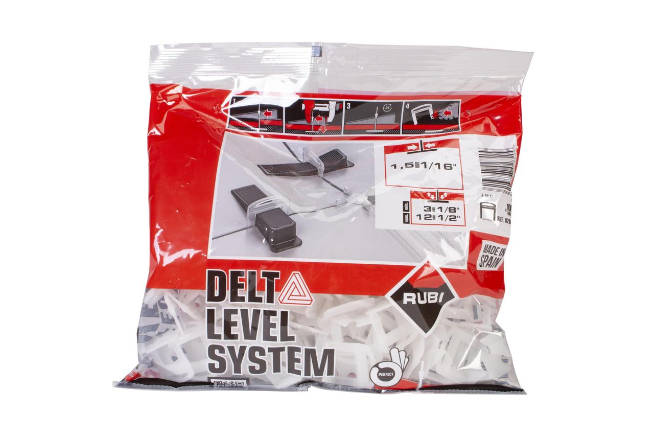 Rubi Clip Delta Levelling Systeem 1,5mm Tegeldikte 3-12mm 100st