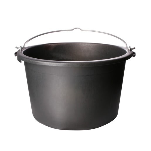 Kuip Met Hijsbeugels 40L Zwart