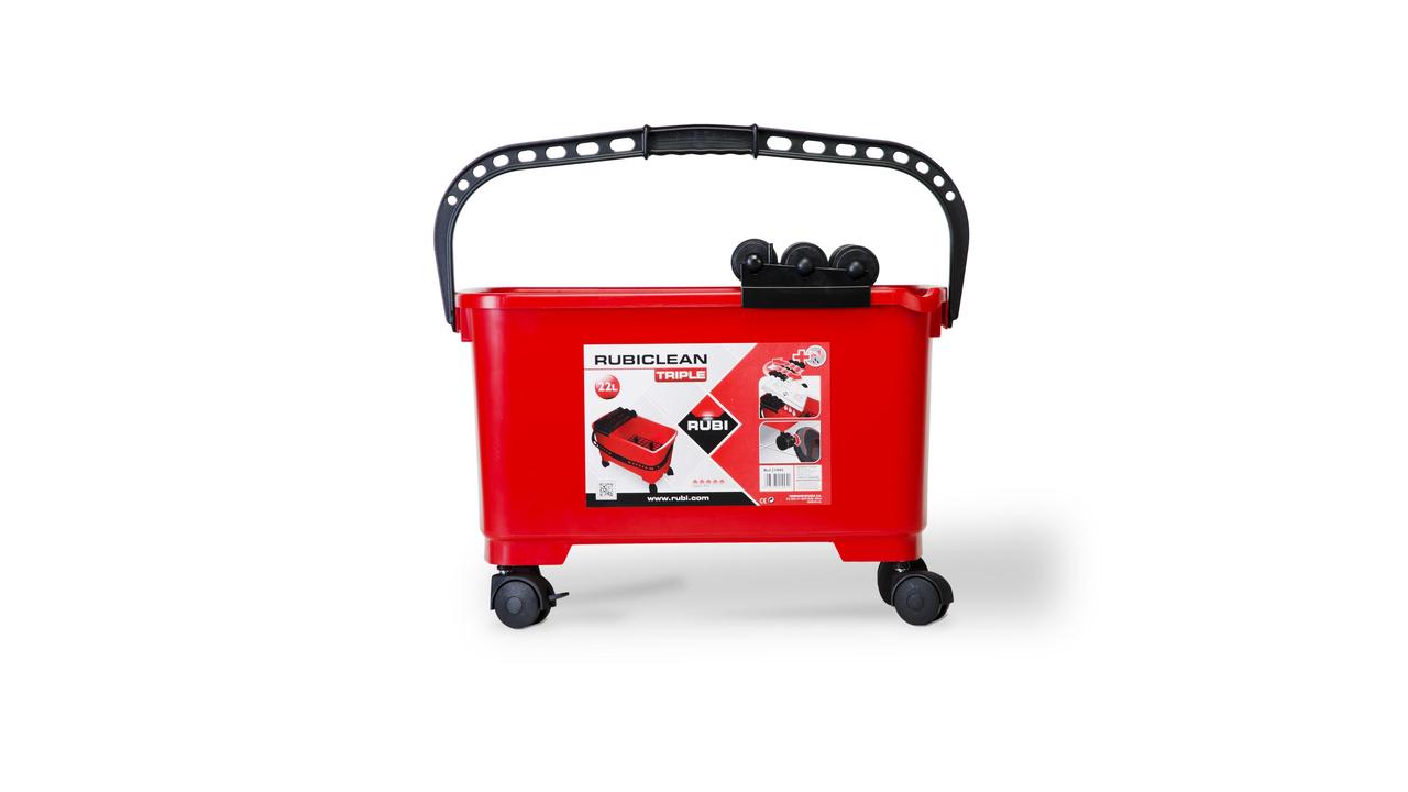 Rubi Wasboy Rubiclean Superpro Kunststof Op Wielen 3-Voudig