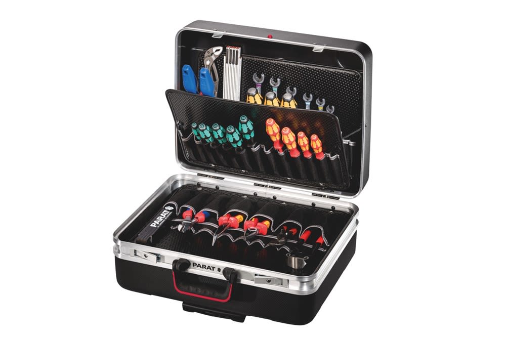 Parat Gereedschapskoffer Silver 400x250x490mm Kunststof Rolbaar