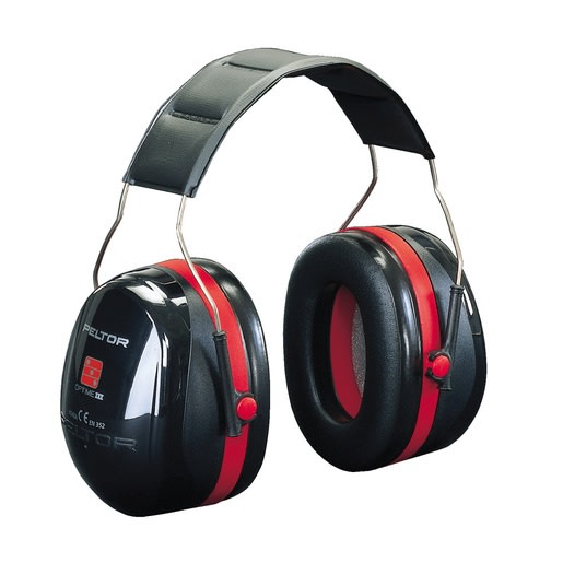3M Gehoorkap Peltor Optime II 35dB Zwart/Rood