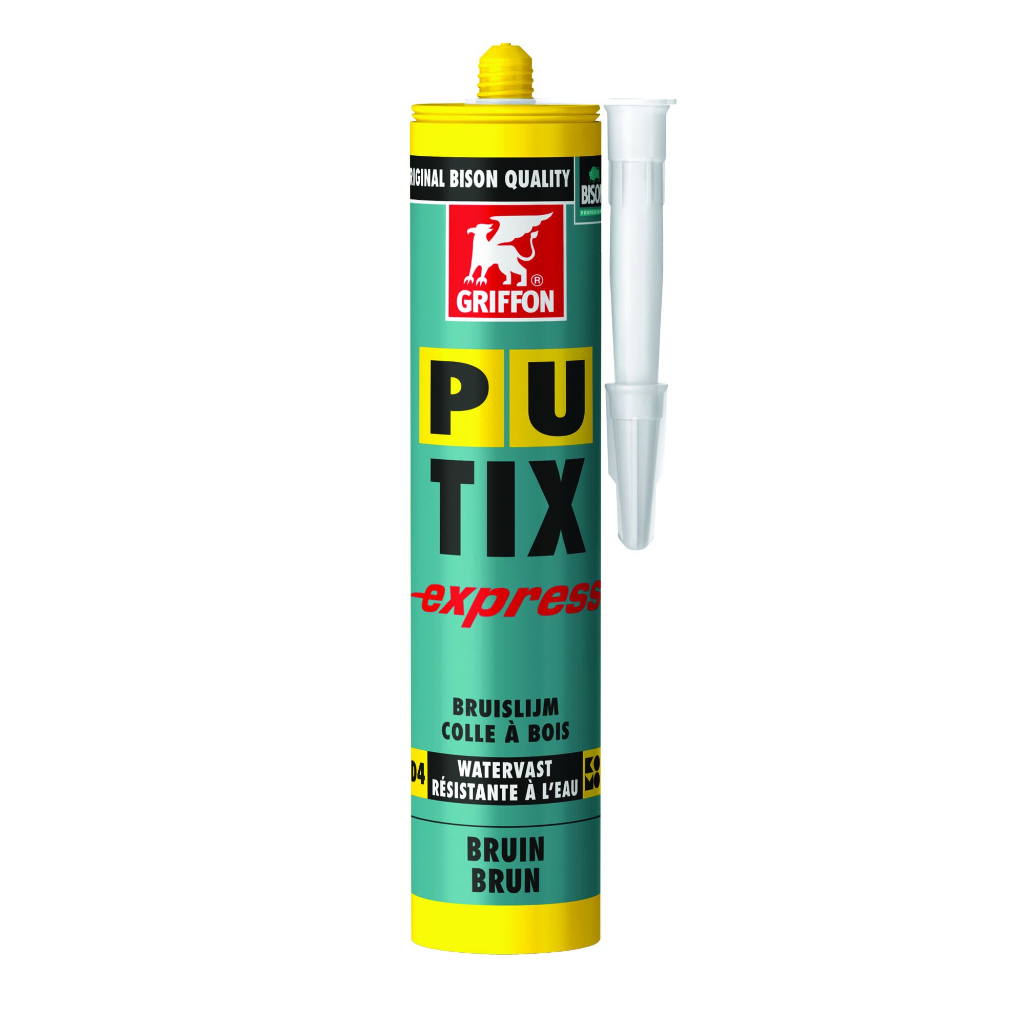 Griffon PU-Tix Express Houtlijm 340gr Bruin