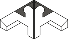 Villeroy & Boch Binnenhoek Pro Architectura 3.0 Pool System Solid Grey 13x13cm Mat 3544C3900010