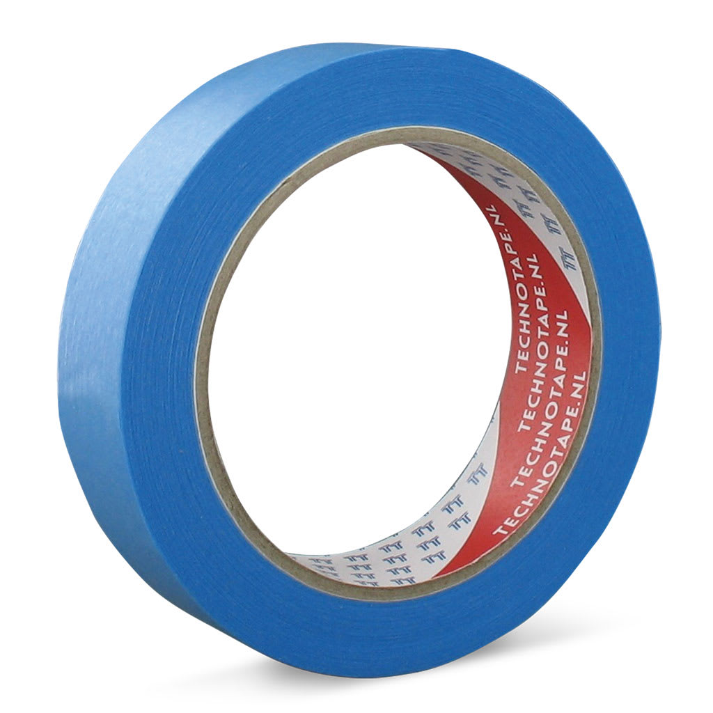TechnoTape Maskingtape Washi Outdoor 25mm 50m Blauw Gtin