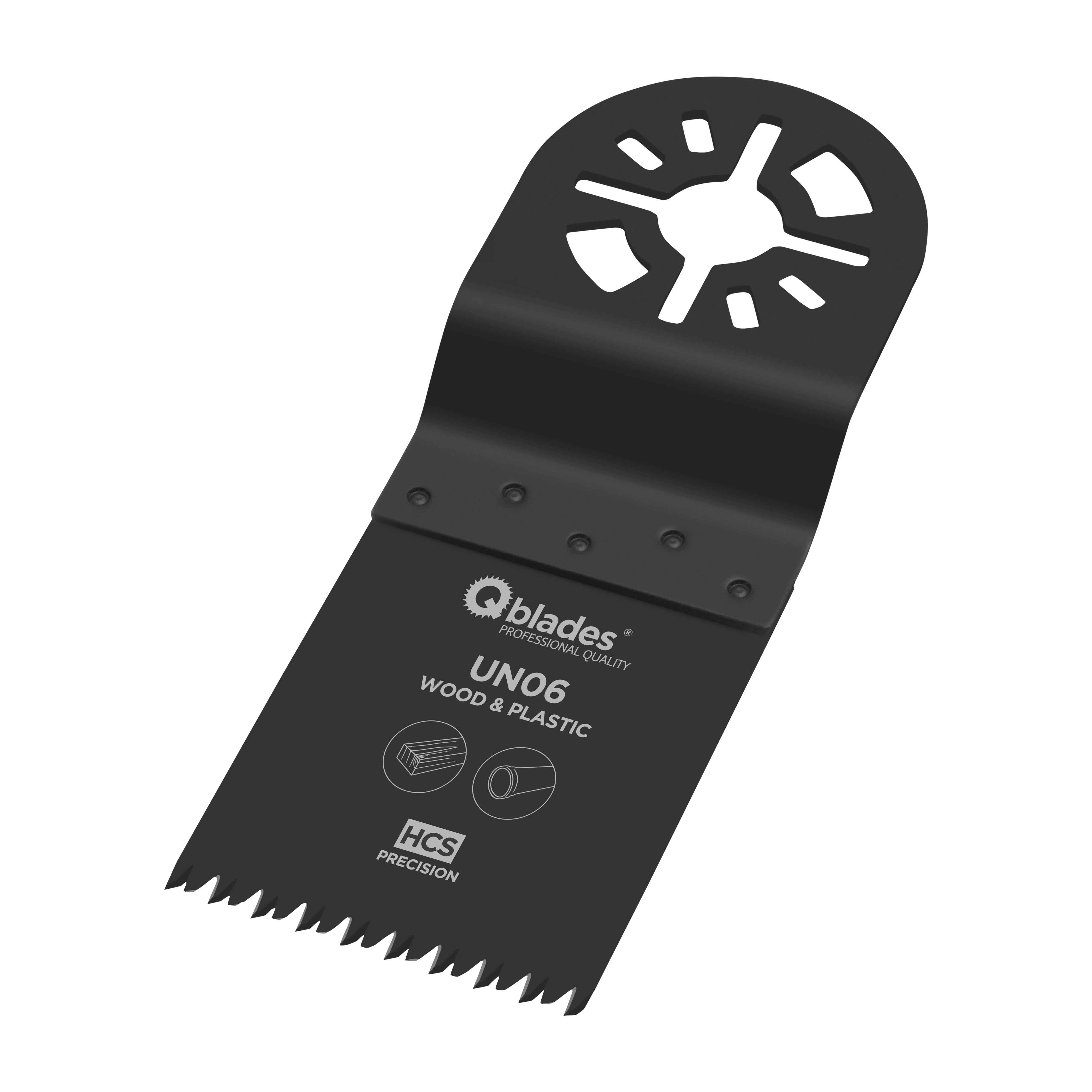Qblades Multitoolzaagblad Precision UN06 34x40mm HCS 1st