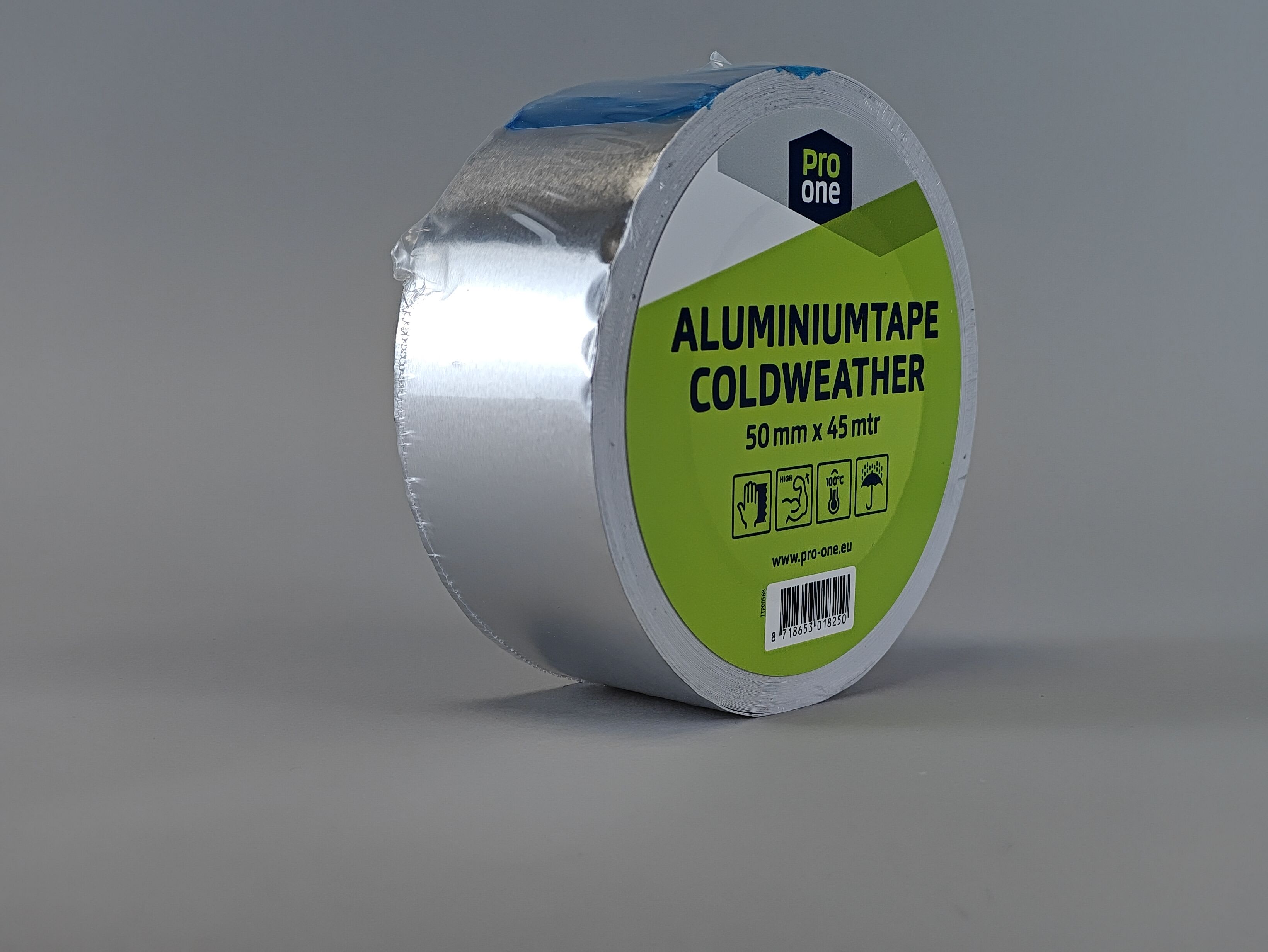 Product afbeelding voor ProOne Aluminiumtape Coldweather 50mm 45m