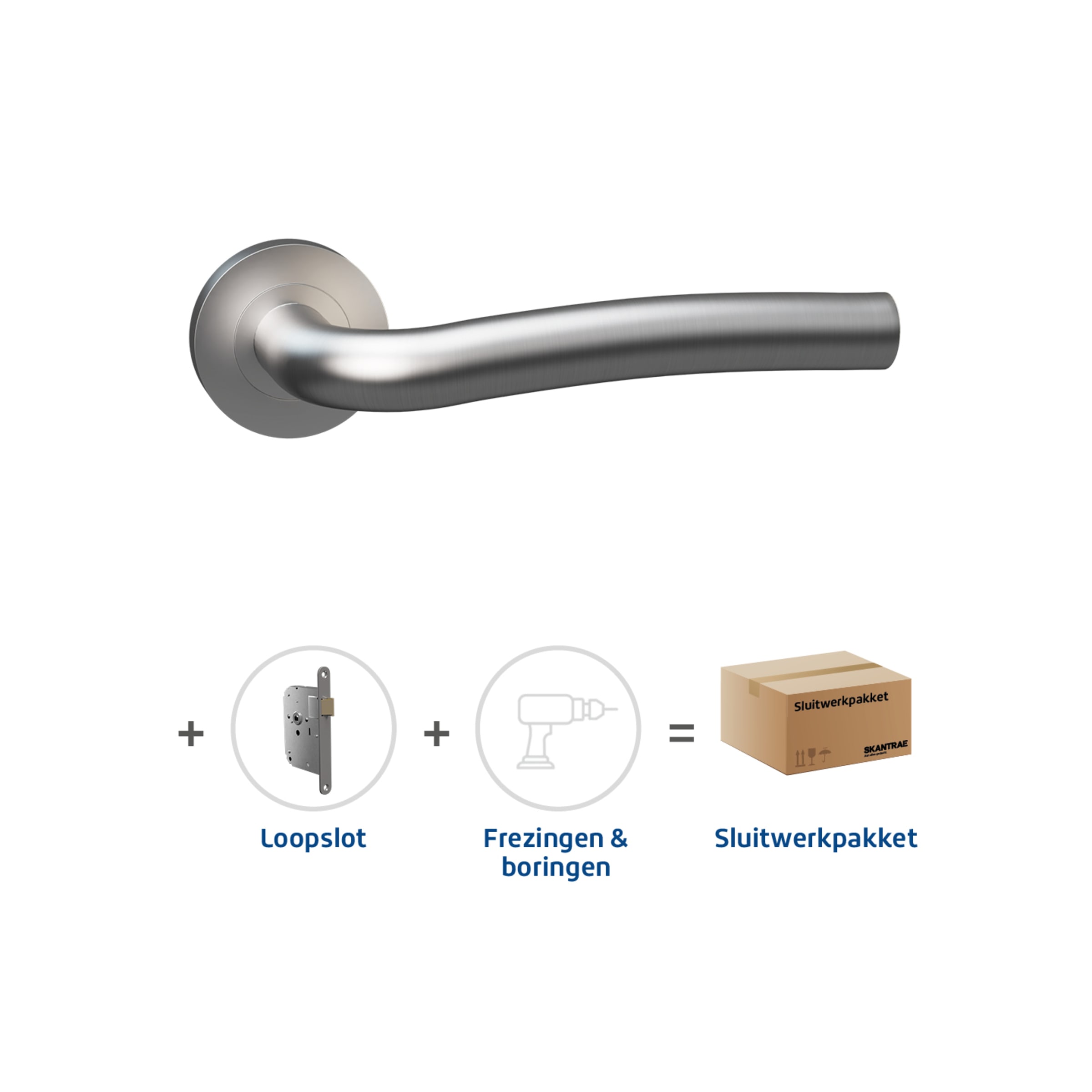 Skantrae Hang&Sluitwerkpakket HSP 2021 Aries Loopslot RVS