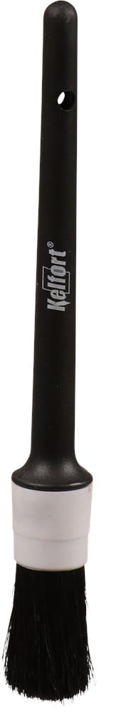 Product afbeelding voor Kelfort Wegwerpkwast Rond Maat 12 20mm Zwart Haar