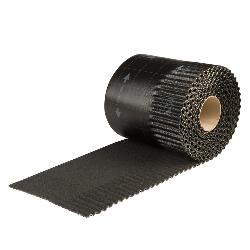 Ubbink Loodvervanger Ubiflex Ribbel 300mm 6m Zwart