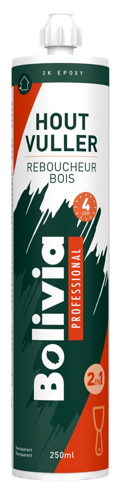 Bolivia Houtvuller Epoxy 2K 250ml 4uur 2-in-1
