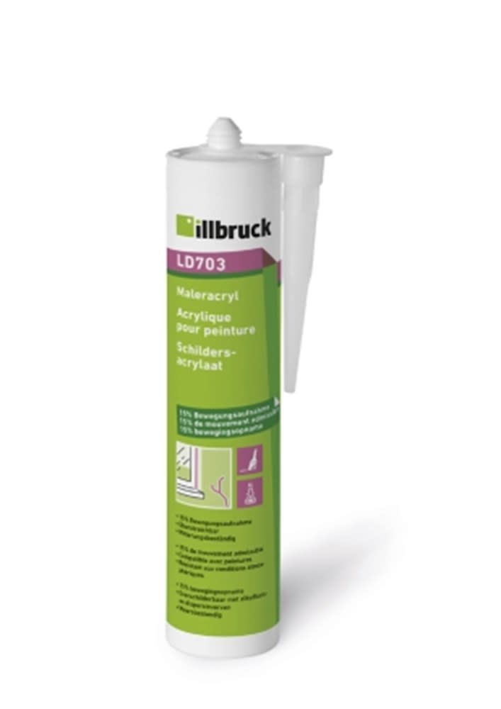 Illbruck LD703 Schildersacrylaat 310ml Wit
