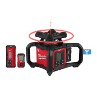 Milwaukee Accu Roterende Laser Rood 18 Volt M18 RLOHV1200-501C One-Key 1200 Meter Auto Dual Grade Body Only