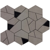 Mozaiektegel Berlin Smoke Hex Black 25x28.5cm 9mm Mat Gerectificeerd R10