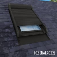 Fakro ARZ Komfort Z-Wave 78x180cm RAL7022 Zonwering Exclusief Afstandsbediening En Voeding