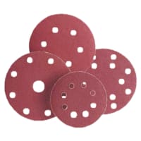Flexovit Klitschijf 125mm K180 Alox Met 8 Gaten 50st