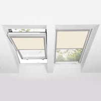 Fakro Verduisterend Rolgordijn ARF Z-Wave Solar II 55x98cm Elektrisch Exclusief Afstandsbediening Kleur Gebroken Wit (053)