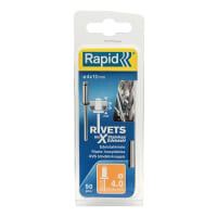Rapid Blindklinknagel High Performance 4.0x12mm RVS Met Boor 50st