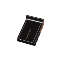 Kloosterwaard Einddorpel 16cm Zwart Hoogglans 20mm Kering