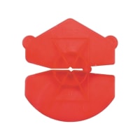 Fis-Profi Isolatieclip Kunststof Ankerdikte 3.4-4.5mm Oranje/Rood 60st