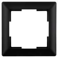 ION Industries J1 Afdekraam Inbouw 1-voudig Zwart 1st