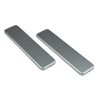 AMI Kortschild 185/44 Klik Geheel Blind F1 Aluminium