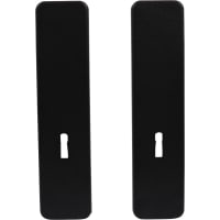 Oxloc Kortschild Recht Blind Met Sleutelgat 185x44mm Aluminium