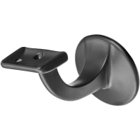 Hermeta Leuninghouder 3503 65mm Vlak Tapgat Zwart