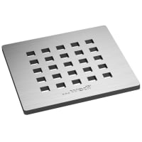 Wedi Fundo Afvoerrooster 5.1 115x115x5mm Vierkant Massief