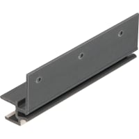 Keralit Montageprofiel 10mm 600cm Antraciet Classic Nerf