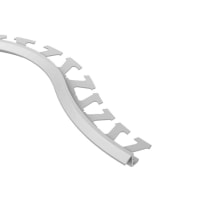Schlüter RENO-AETK Overgangsprofiel Radius 10mm 250cm Alu Bruut Mat Geanodiseerd R/AETK100
