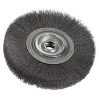 Flexovit Staaldraadborstel Rond 36tands 125x24x20mm Gegolfd