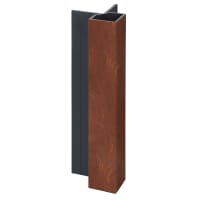 Keralit Uitwendig Hoekprofiel 32x32mm 400cm Golden Oak Classic Nerf