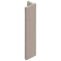 Keralit Eindprofiel Voor Dakrand 10mm 400cm Vergrijsd Ceder Classic Nerf