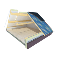 Unilin Roof SW Light Plus 5mm 102cm Rc=6,3 CB White