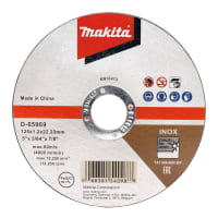 Makita Doorslijpschijf D-65969 125x22,2mm RVS 12st