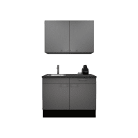 Procasa Keuken 120cm Compleet Grey Spoelbak Links