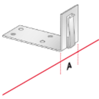 Inschuifstoelhoek HIZ7090 50mm Zonder Lijst