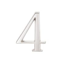 Skantrae Huisnummer Chroom Nr 4 Titanium