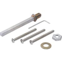 HOPPE Montageset Veiligheidsgarnituur Knop/Kruk Second