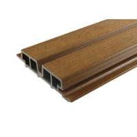 WPC WEO60 Cladding Teak 33x170mm D-Klasse Werkend 140mm Lengte 290cm FSC 100%