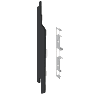 Keralit Eindkap En Connector Links 2814 Nightblack Pure Mat RAL 9005 5st
